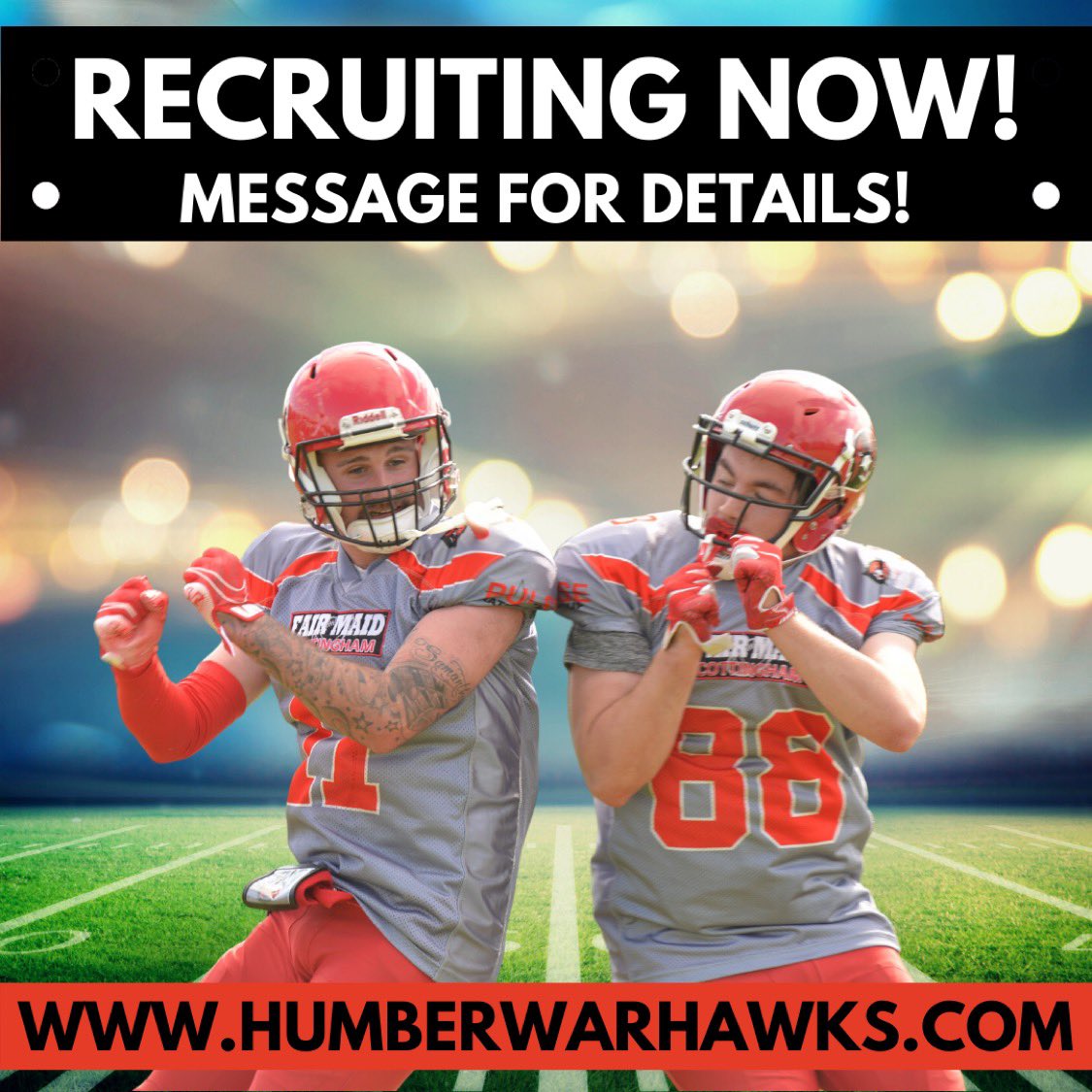 Humber Warhawks American Football Team tweet media