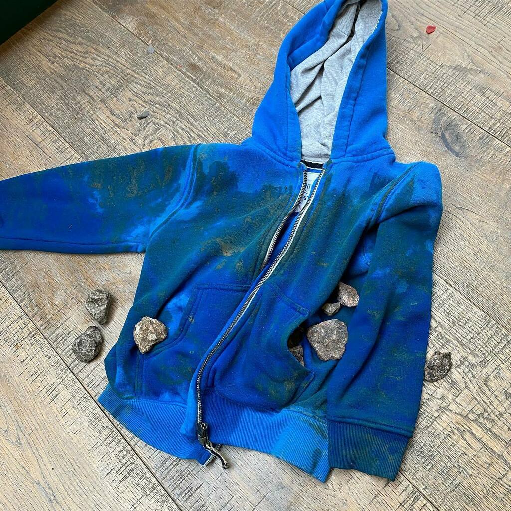 TomFletcher's tweet photo. We went for a walk and this is how my middle son’s clothes look at the end. Soaked (it wasn’t raining), covered in mud and pockets full of stones. He also carried back two planks of wood for his “den”. #kids 🤦🏼‍♂️🤣 https://t.co/xEhBX9E9hX https://t.co/irrziHgDef