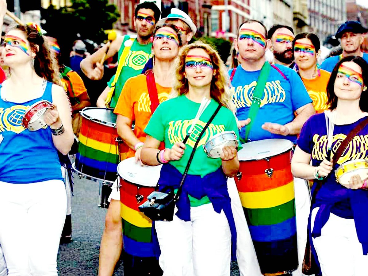 BrazilicaFest's tweet photo. The fabulous Arco Iris @arcoirisparana have supported us from the very start! 😘🌈🔥❤

#ArcoIris #Bateria #Brazil #Brazilica #BrazilicaFest2021 #BringItOn21 #Carnaval #Costume #Dance #Drumming #Drummers #Liverpool #International #Samba #Carnival #Parade #Passista #Scouse #Uk https://t.co/cocIM9sxe1
