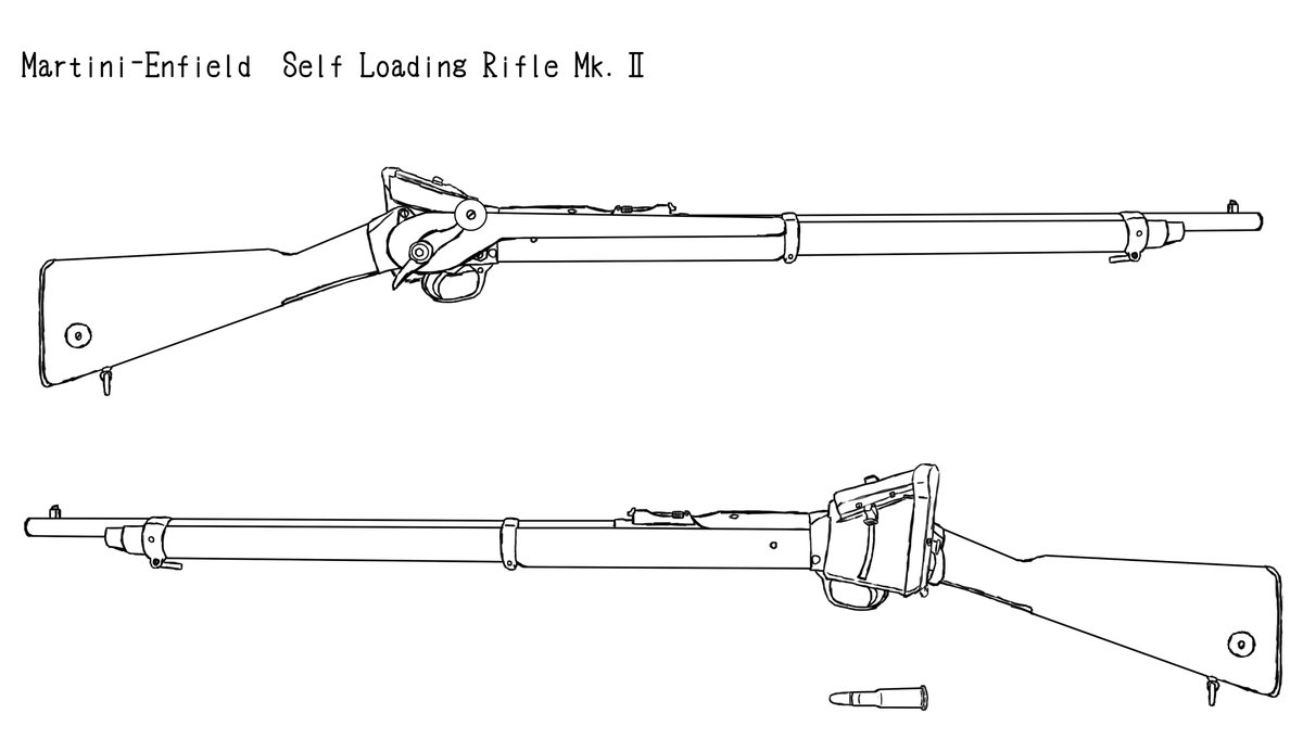 そしてこれは前に考えた自動式と化したマルティニ小銃 