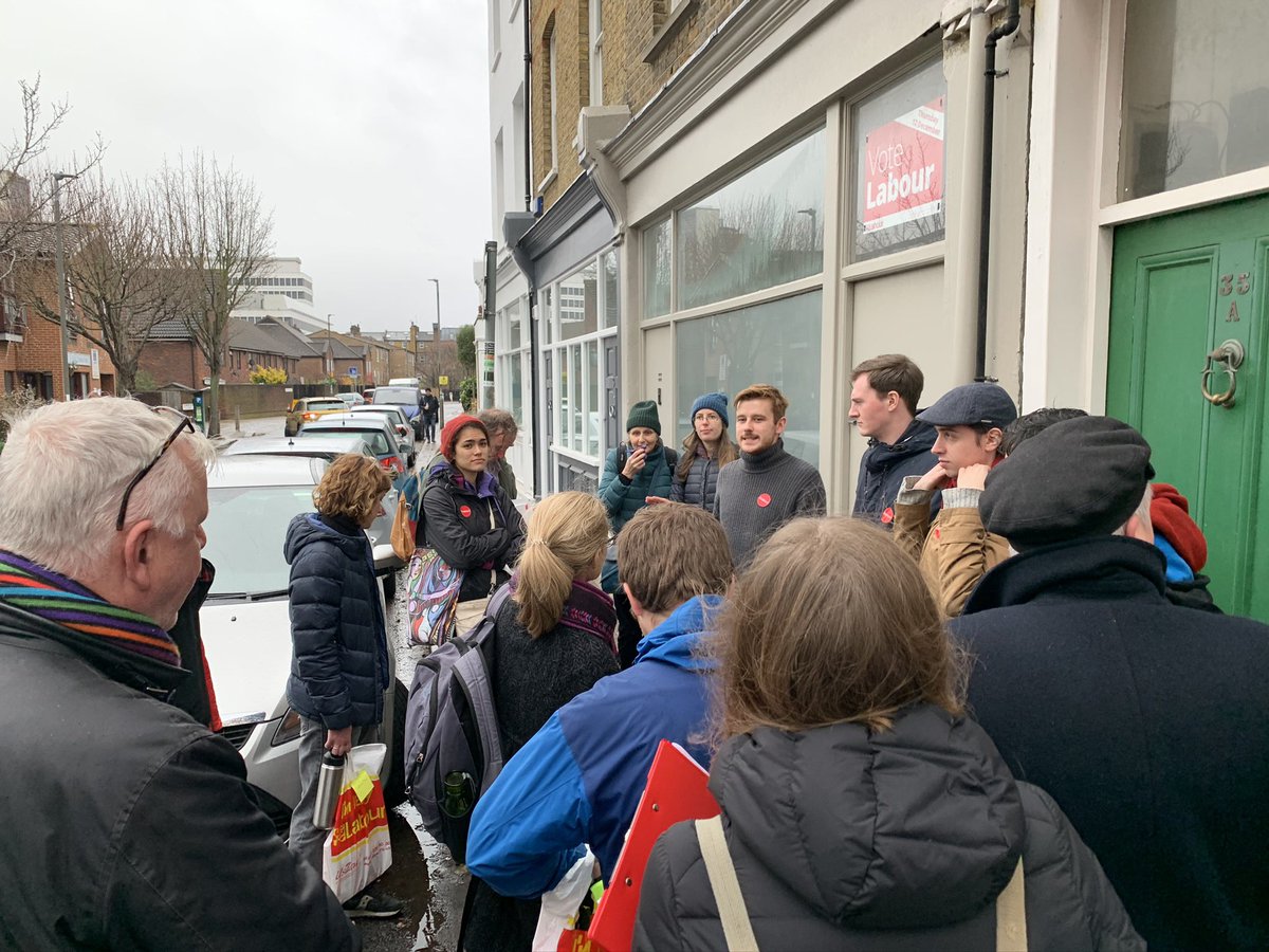 Campaign centres open in the small hours of the morning across Battersea, Putney and Tooting