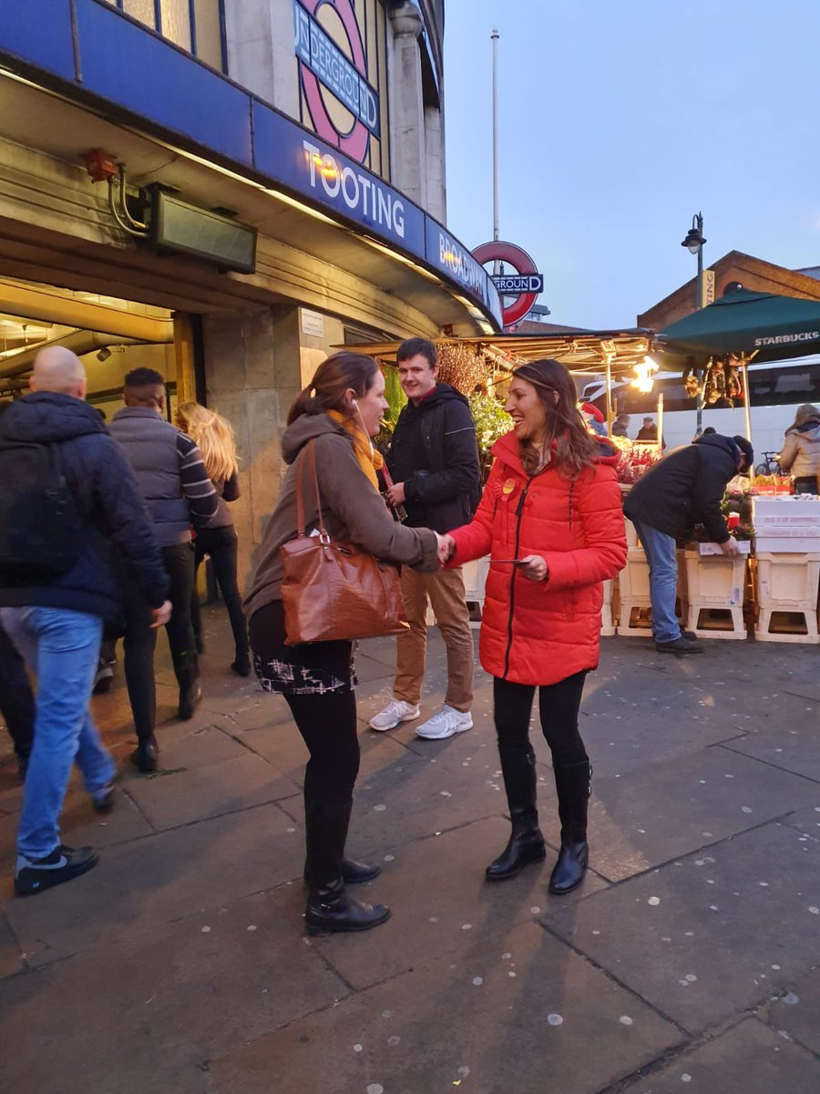 Thanks to a December election date, it was pretty cold and wet on the day 