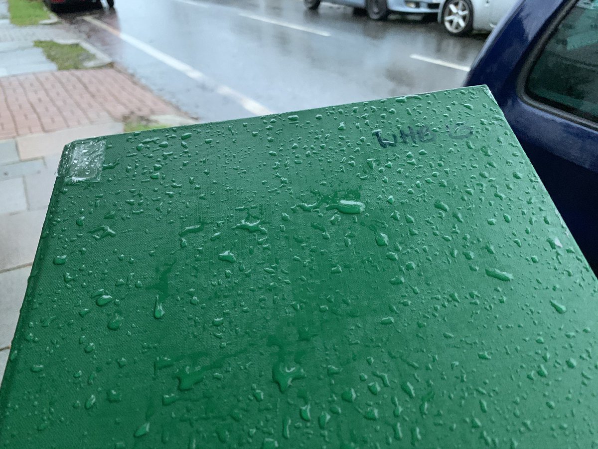 Thanks to a December election date, it was pretty cold and wet on the day 