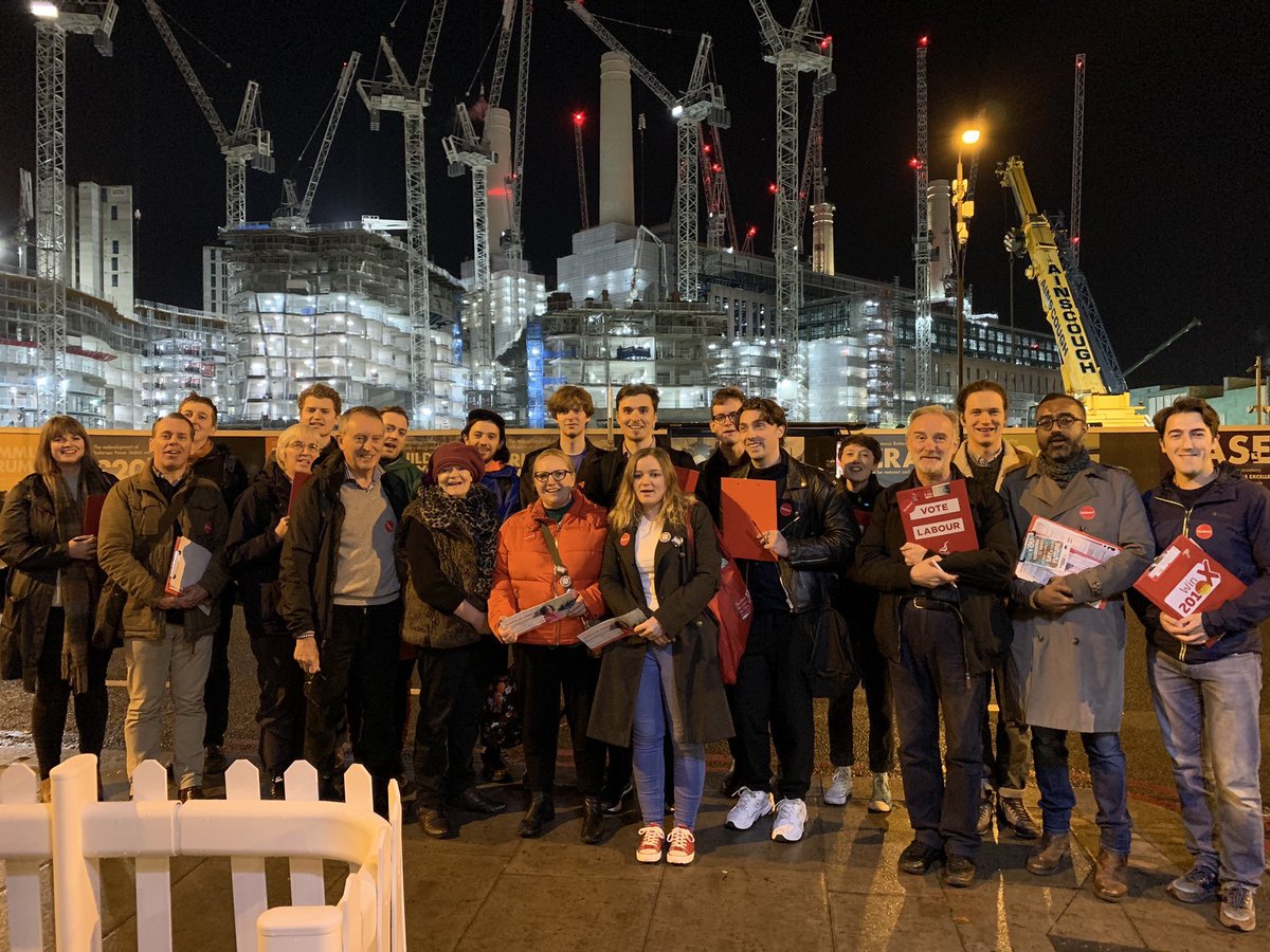 The energy & dedication from campaign volunteers is incredible. We frequently have more than 100 awesome volunteers at sessions in Putney and Battersea in the final week 