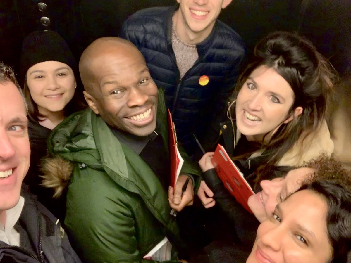 And it wouldn’t be an election campaign without a lot of time squeezed together in lifts 