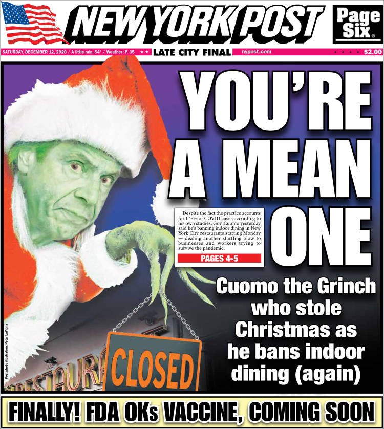 JaniceDean's tweet photo. Today’s @nypost https://t.co/BfOdaSMk1M