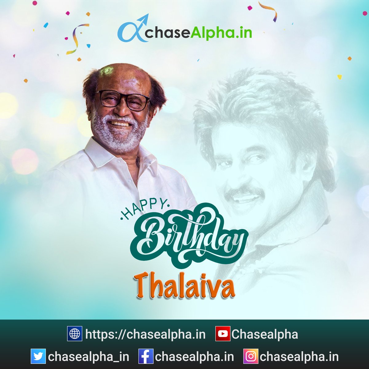 Vishvesh03's tweet photo. Happy Birthday Superstar @rajinikanth 🙏😍 #super70
You are super teacher who keeps inspiring and entertaining us❤️
Wish you good health for many more years 🥳💐 @chaseAlpha_in
#HBDSuperstarRajnikanth
#thalaivarforever #ranjnifans https://t.co/NCgLChHOyC