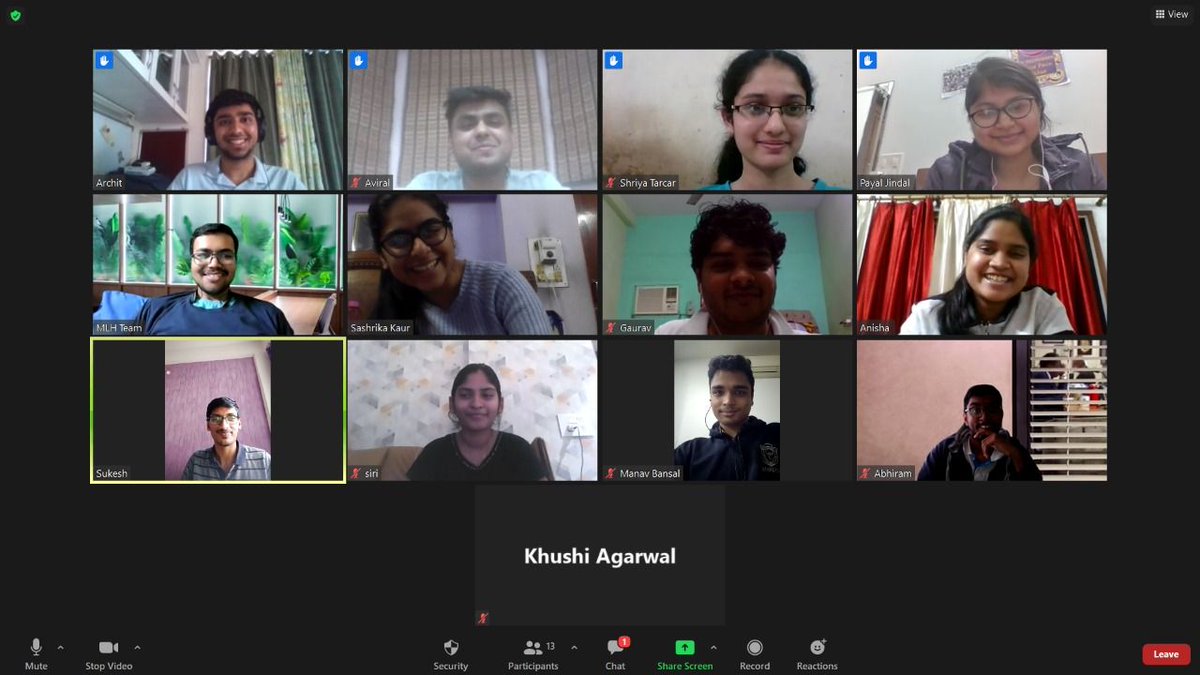 MLHacks's tweet image. Werewolves are on the loose here in #HackOff with our coaches @SajalBan5al &amp;amp; @SashrikaKaur!!🐺
Join us for more fun at our digital Hackathons - bit.ly/3qXumVN