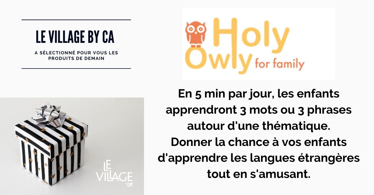 Le Village by CA (@levillagebyca) on Twitter photo 🎁 1 JOUR – 1 STARTUP – 1 CADEAU
Comme beaucoup de personnes, vous êtes à la recherche d'un cadeau utile et original, la carte cadeau <a href="/HolyOwlyApp/">Holy Owly 🇬🇧</a> est idéale pour faire plaisir aux enfants et aux parents.👌
👉 holyowly.fr/cartes-cadeaux/
Et sur notre page levillagebyca.com/fr/marchedenoel 🎄 🎁 1 JOUR – 1 STARTUP – 1 CADEAU
Comme beaucoup de personnes, vous êtes à la recherche d'un cadeau utile et original, la carte cadeau <a href="/HolyOwlyApp/">Holy Owly 🇬🇧</a> est idéale pour faire plaisir aux enfants et aux parents.👌
👉 holyowly.fr/cartes-cadeaux/
Et sur notre page levillagebyca.com/fr/marchedenoel 🎄