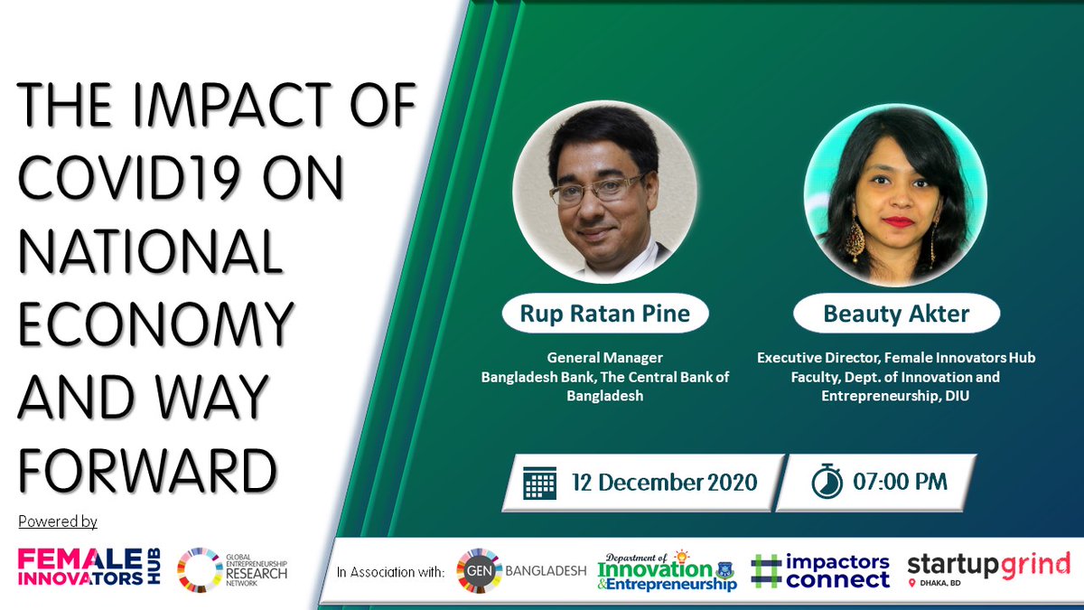 FemaleIHub's tweet photo. Webinar on The Impact of Covid19 on National Economy and Way Forward...
@unleashingideas @GEN_Bangladesh https://t.co/0B3UDs7sXL