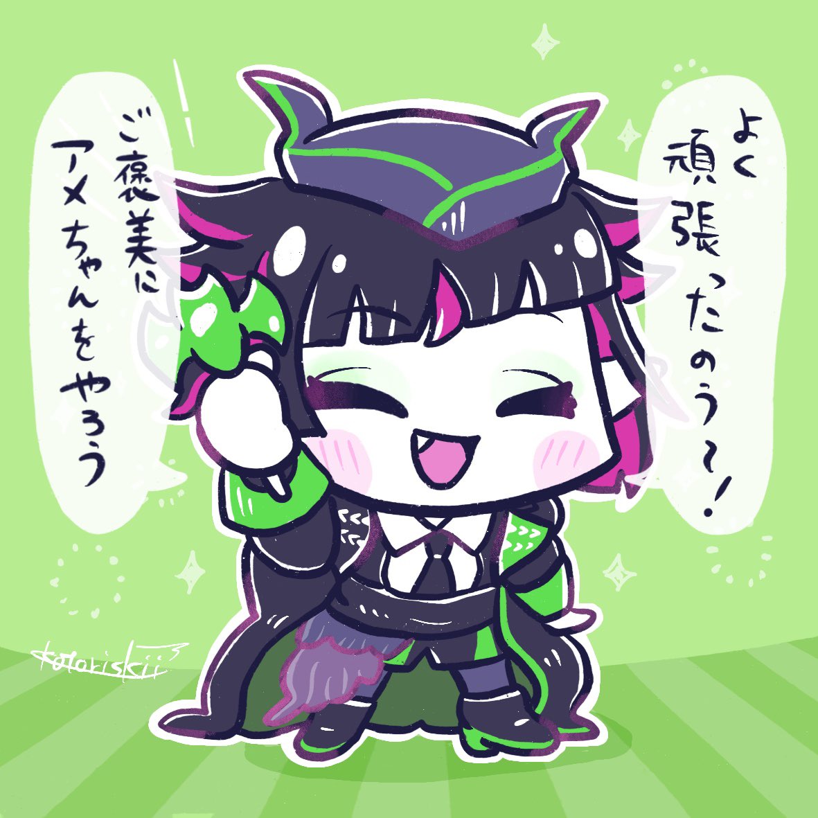 リリアちゃまに褒められたい
…リリアちゃまはキャンディの事アメちゃんって言いそう(偏見)
#ツイステファンアート
#twstファンアート
#おえかき小鳥女子