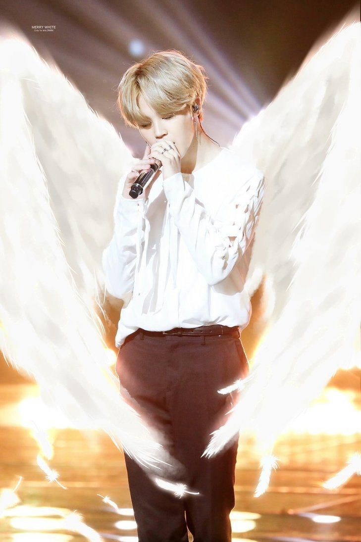 And ofc dark angel Yoongi meets white angel Jimin