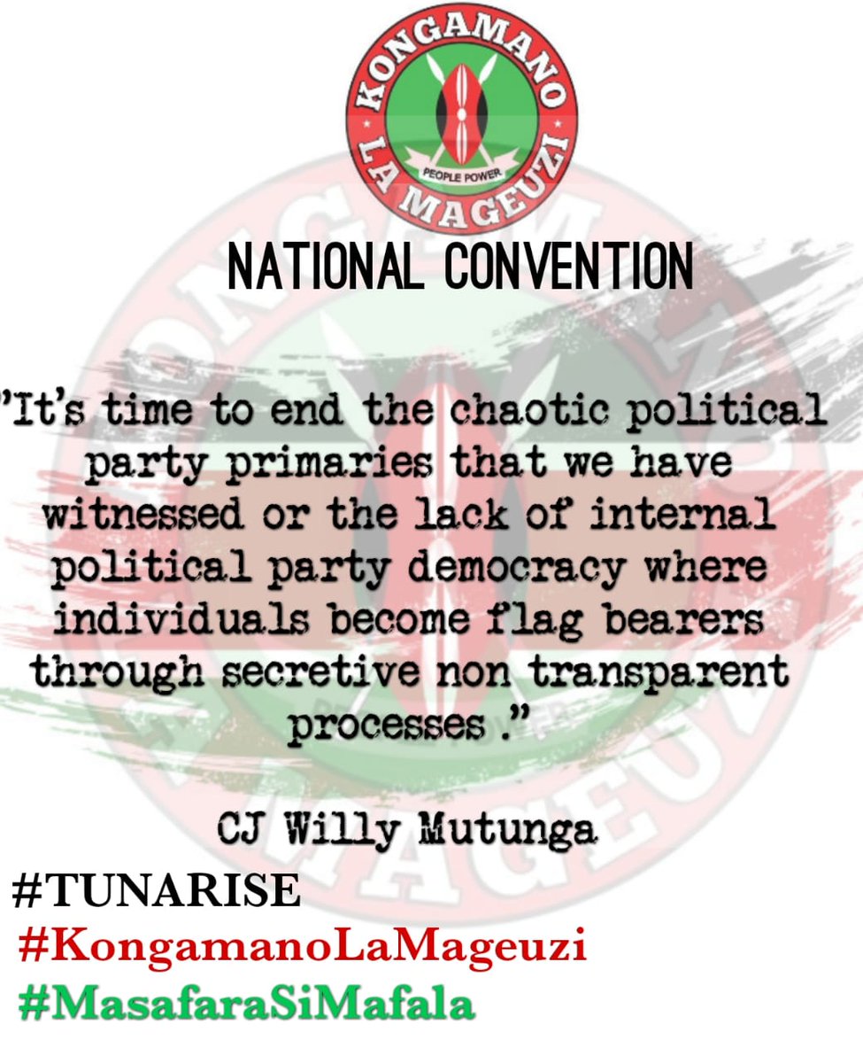 The only democracy that Kenyans relate with is voting through the ballot,but this democracy has been abused for the longest time.
@KLM_VUMA wants to change that trend by giving Kenyans a chance to be lead by people with Kenyans will at heart.
#TUNARISE
#MasafaraSioMafala