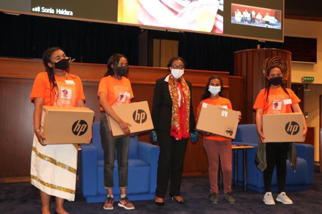 ECA_OFFICIAL's tweet photo. I congratulate all the winners of the #girlscancode camp in #Ethiopia and online for your dedication commitment and innovative ideas @SongweVera 

#Robotics &amp; #IoT, #Animation, #Gaming &amp; #WebDevelopment, and #TurtleStitch 

@AGCCIAfrica @idajallow1 @ITU @Moctar18 @unwomenafrica https://t.co/w9Z7XI0RrQ