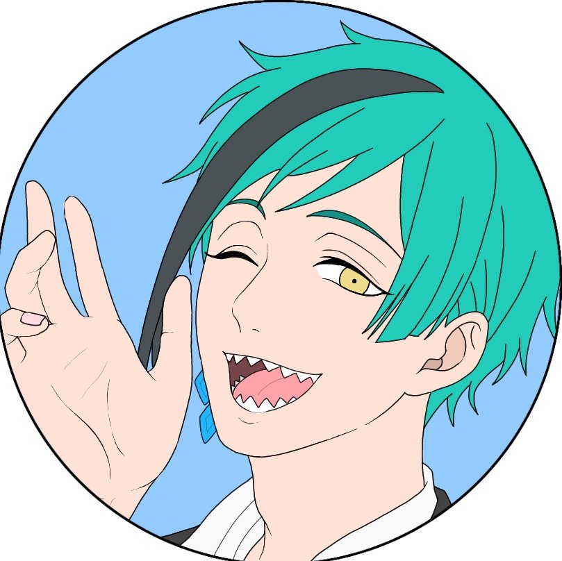 桜琳 Twitter Da 自分用にアイコン作りましたが せっかく描いたので皆様ご自由にお使いください 線画もご自由にどーぞ 2次配布 無断転載禁止 ツイステ フロイド リーチ ルーク ハント フリーアイコン