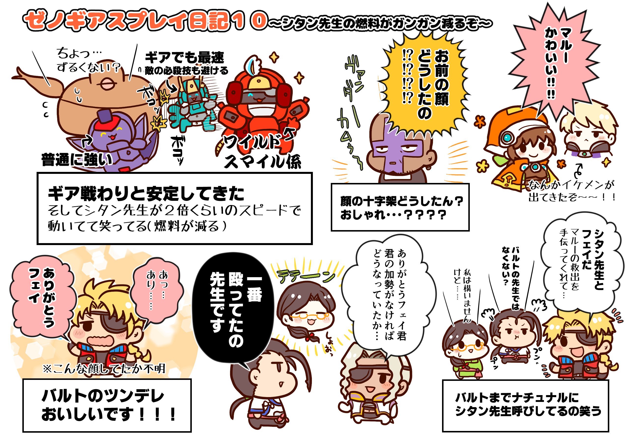 ゼノギアスプレイ絵日記まとめ Twitter