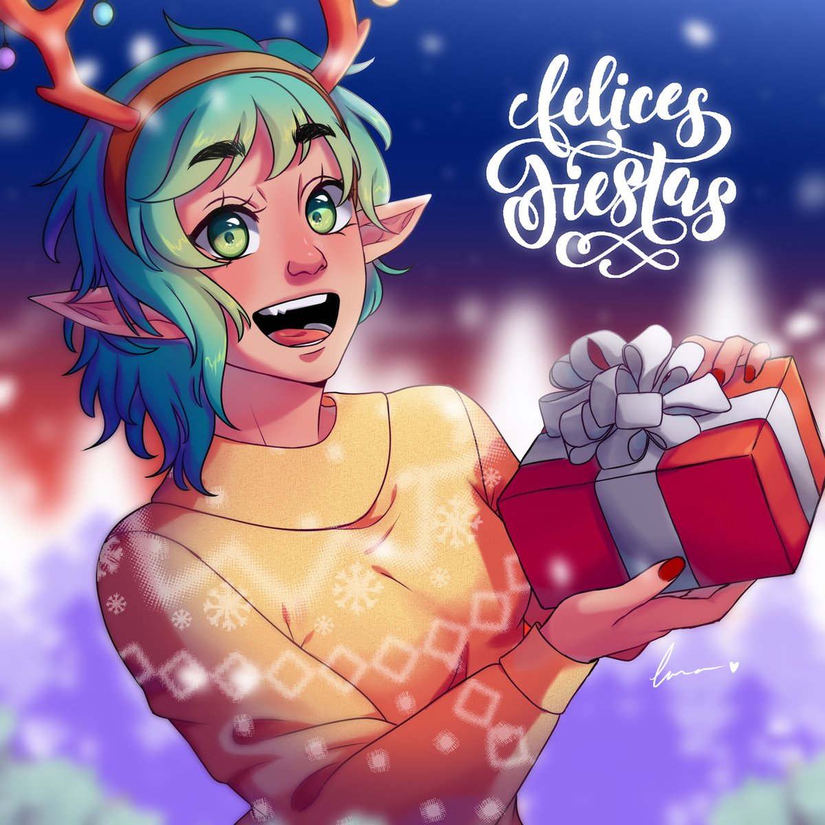 LunaStarlight_'s tweet photo. Un regalito para @PeterPanEspaina porque le quiero mucho ;;❤️✨
🎄🎄🎄
#arte #digitalart #ArtistOnTwitter #artlovefeed❤❤ #artgallery #smlart #teamspk #fanart https://t.co/iw3QVjEpde