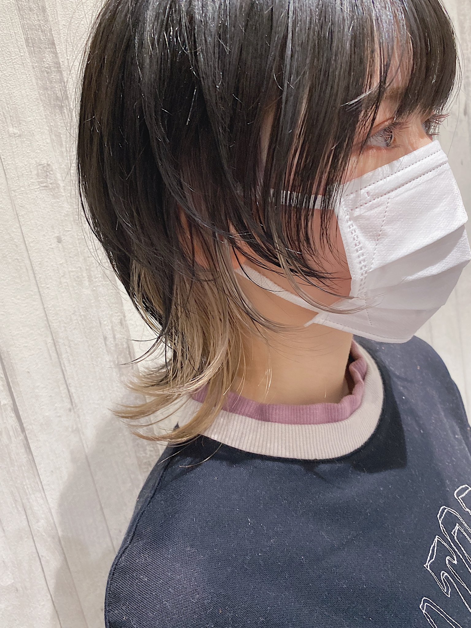 長沼彰憲 ウルフ美容師 ショート ボブ ハイトーンカラー コントラスト強め 毎日たくさんのお客様にご予約いただいてありがたいです ウルフボブ ショートウルフ ミディアムウルフ ウルフヘア ウルフ ウルフショート ケアブリーチ