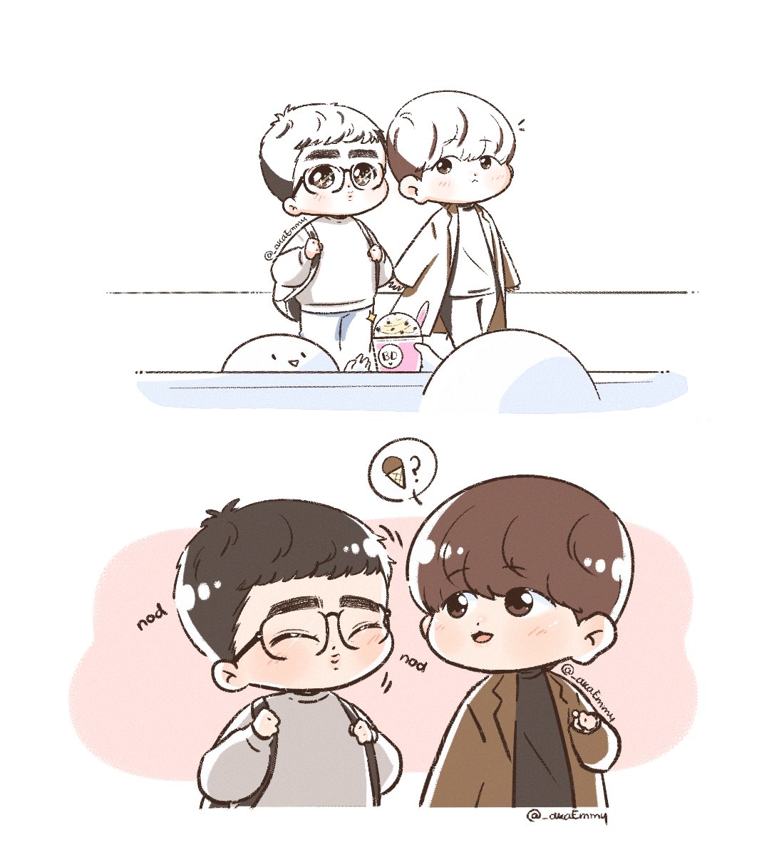 _akaEmmy's tweet photo. Icecream date 🍦💕

#BAEKSOO #백도 https://t.co/zZTusvCGj9