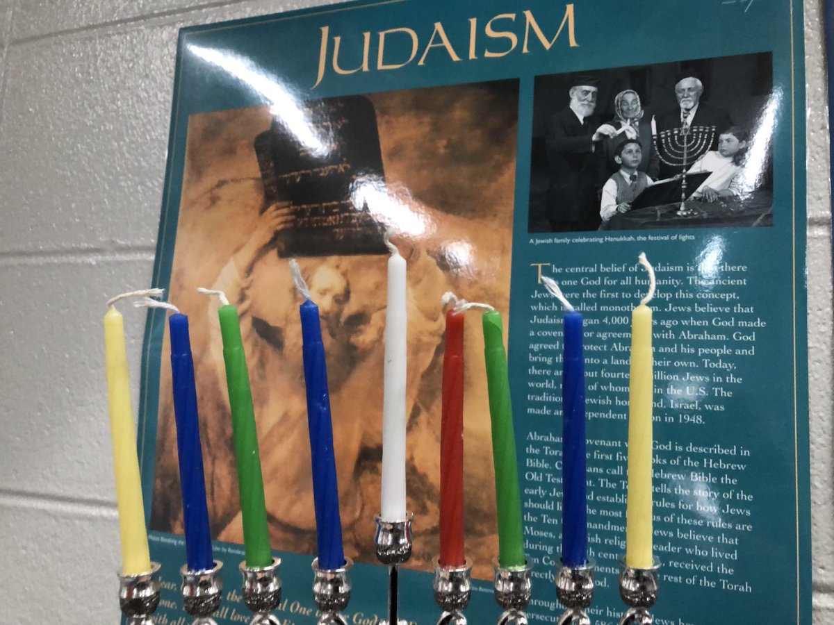 Enjoying a fun game of Dreidel as we explore Jewish traditions during Hanukkah. I love to see our kids back together in school!❤️⁦<a href="/MooreNPJH/">NPHS Asst. Principal & Girls Varsity 🏀 Coach</a>⁩ @SouthernHancock #newpalproud