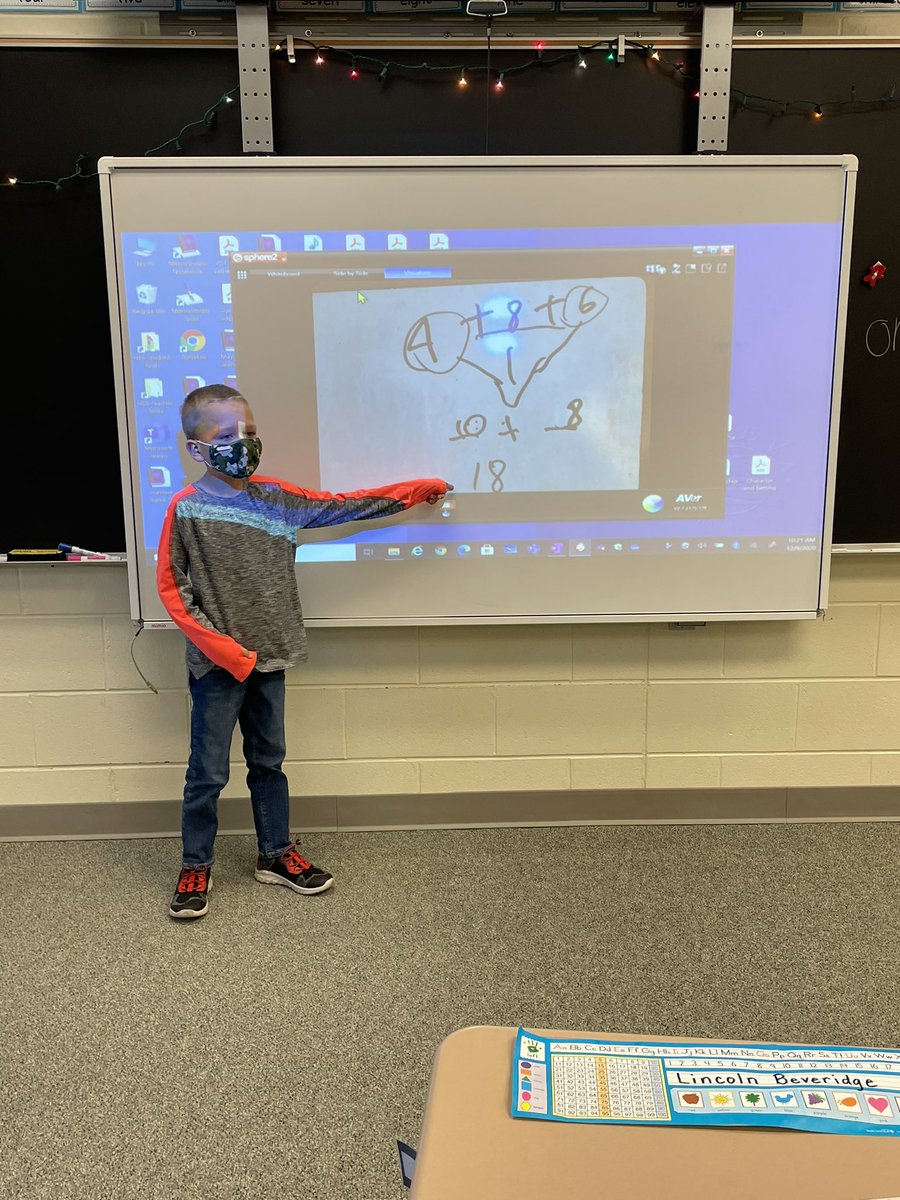 MrsCookHES's tweet photo. Sharing their strategy in math @MrsCookHES @heartlandhawks https://t.co/7R9EcAj6lJ