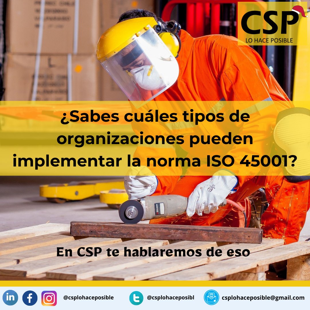 csplohaceposibl's tweet photo. La norma ISO 45001 aplica a todo tipo de organización, independientemente del tipo, tamaño, productos y servicios suministrado. Si quieres conocer un poco más sobre esta norma, déjanos tus comentarios 🗣️📱💻
#CSPLoHacePosible #CSP2020 #ISO45001 #laboratorioclinico #salud #naviera https://t.co/kqL6rmyMND