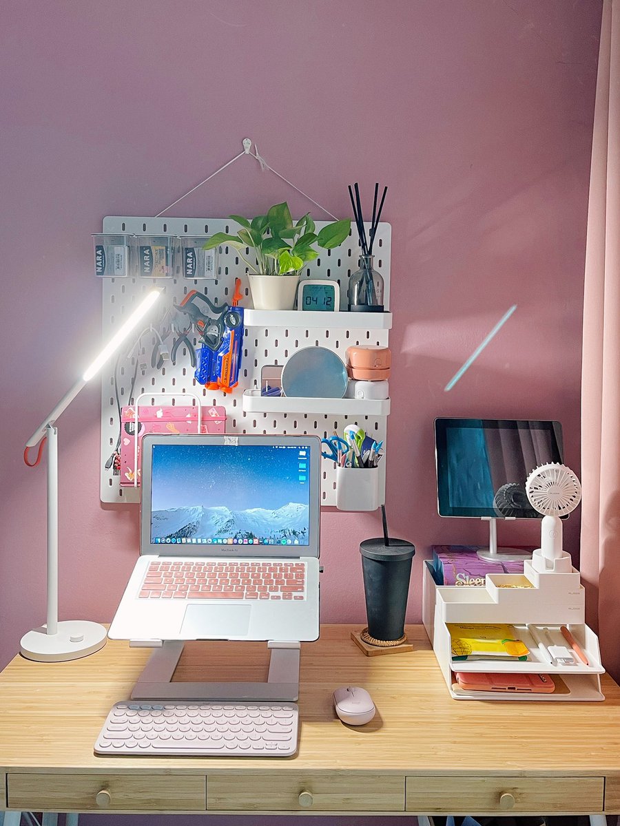 Office space update I got this super cute little handheld fan Comes with three colours and three-speed adjustable strength control  You can purchase it here  http://shp.ee/jt7pun9&nbsp; #ShopeeWithAfifah