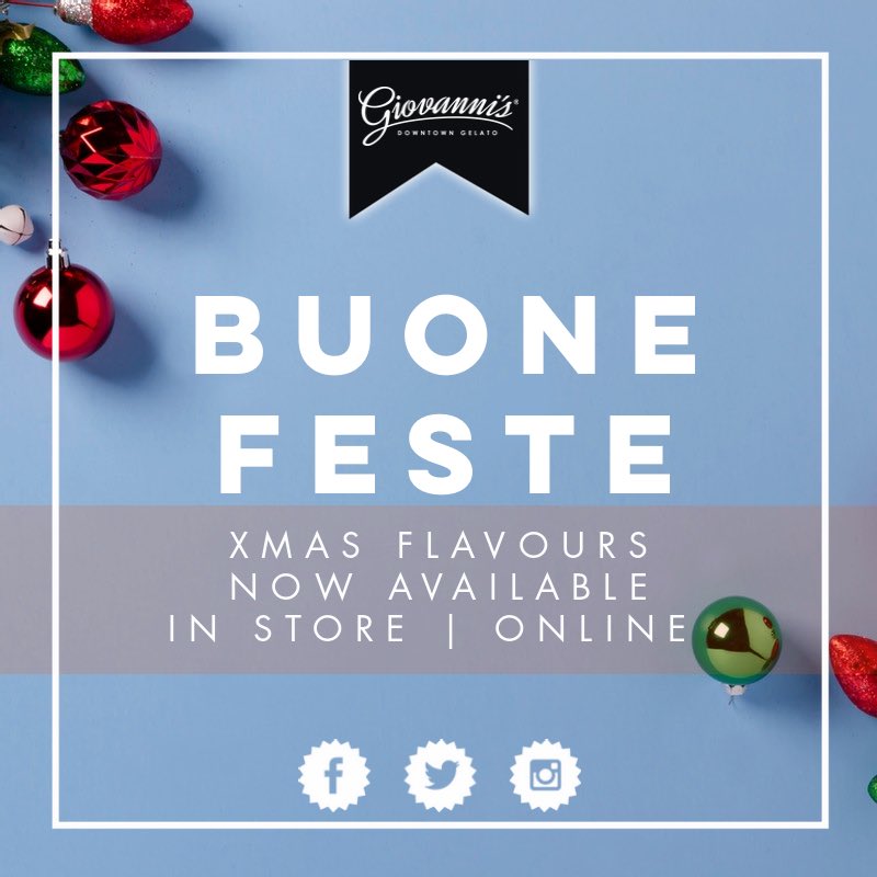 Christmas is the perfect season to build new sweet memories. Make each delicious moment last forever with our festive flavour gelati! 

#giovannisgelato #madewithlove #miltonkeynes #buckinghamshire #centremk #miltonkeynesfood #christmas #miltonkeynesbusiness