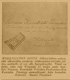 jouko_kokkonen's tweet image. Silloin tällöin sattuu, että ulkomailta saadaan vastaanottaa kirjeitä, joiden osotteelle ei voi olla hymyilemättä. Suomen Kuvalehti 11.12.1920 #Suomi1920 #osoite #Itävalta