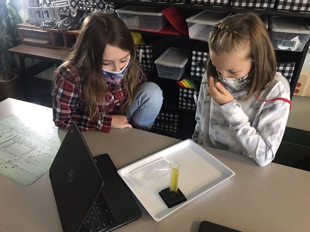 Forever5th's tweet photo. What’s the Matter? Fifth graders developed a model that described that matter is made of particles too small to be seen. https://t.co/irWXBin4eJ