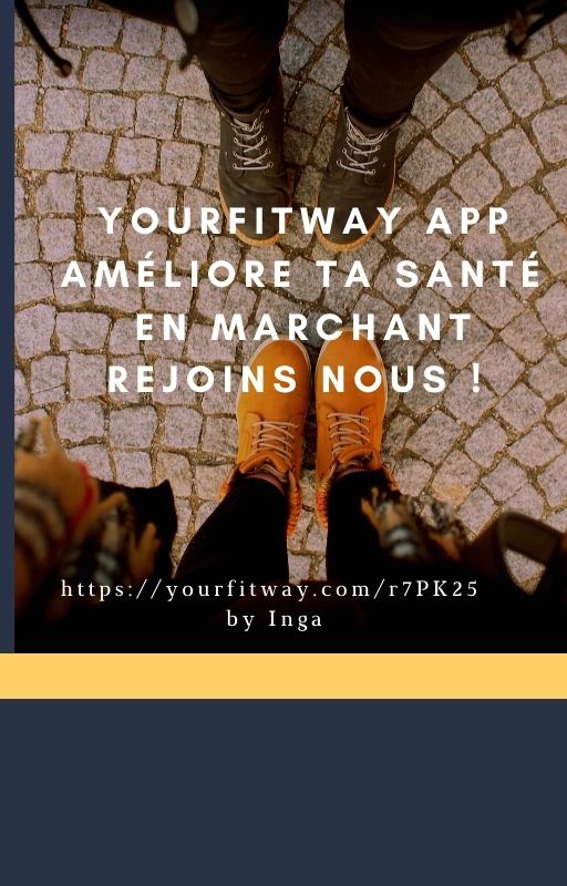 CashbackJob's tweet image. Améliore ta santé en marchant! Rejoins l'application YourFitWay! Tu seras rémunéré pour tes pas.
#marcher #trajet #decembre #ensemble #enforme #yourfitwayfrance #naturopathie #mincir #etudiants #revenus #gagner #sante #application #randonnée #10000pas #sportlife #sport #fitness
