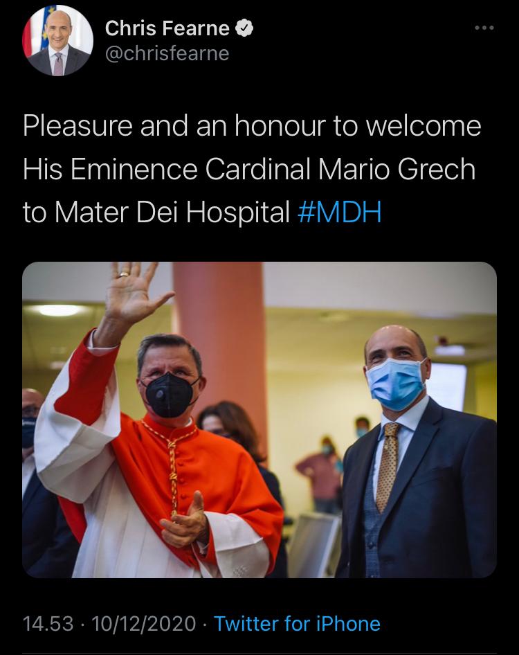 The full statement can be found here, with tags: https://www.facebook.com/thechristianvincent/posts/10164399974470632