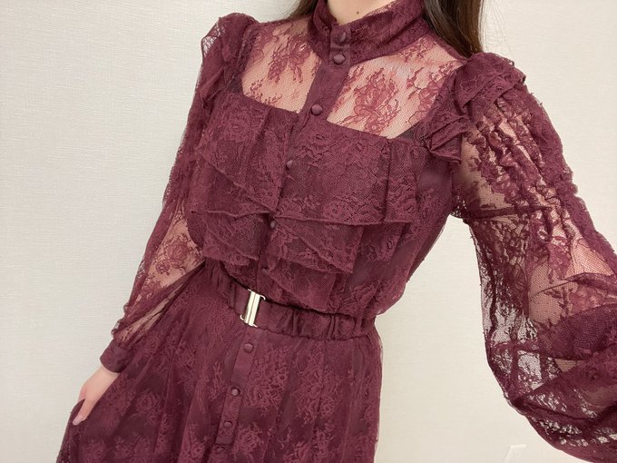 Winter Lace Belted Long Dress Herlipto | labiela.com