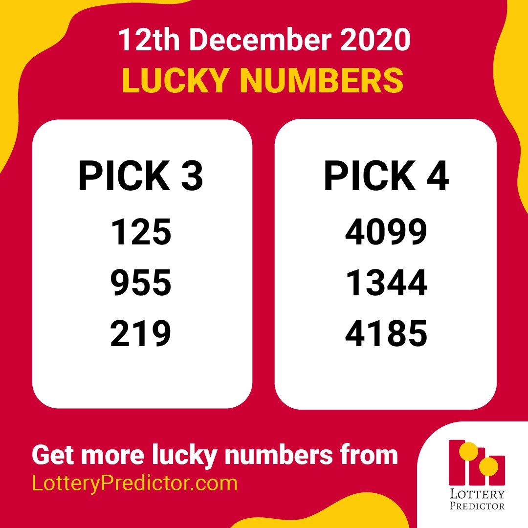 Lucky lottery numbers for Saturday, 12th November 2020

#lottery #powerball https://t.co/bGzmnIQqMZ