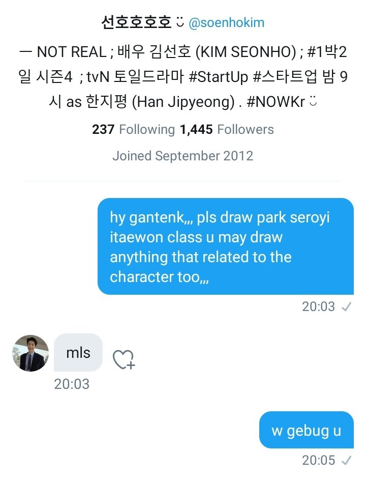 jigeumiekr's tweet photo. 1. @soenhokim 
2. @barkseojun 
3. @ggomekim 
4. @KAGNMlNAH 

Wrong it should be Park Seroyi from itaewon class :") https://t.co/tEoMBKofbY