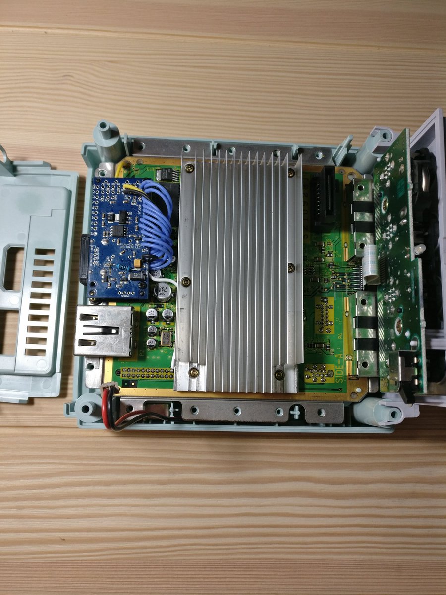 citruspair's tweet photo. Pluto-IIx HDMI Board installed on the Tales of Symphonia GameCube

Gotta keep those cables tidy 👌
.
#Gamecube #RetroGaming #retroconsole #GCVideo #consolegaming #etsy https://t.co/zTZcou2krj