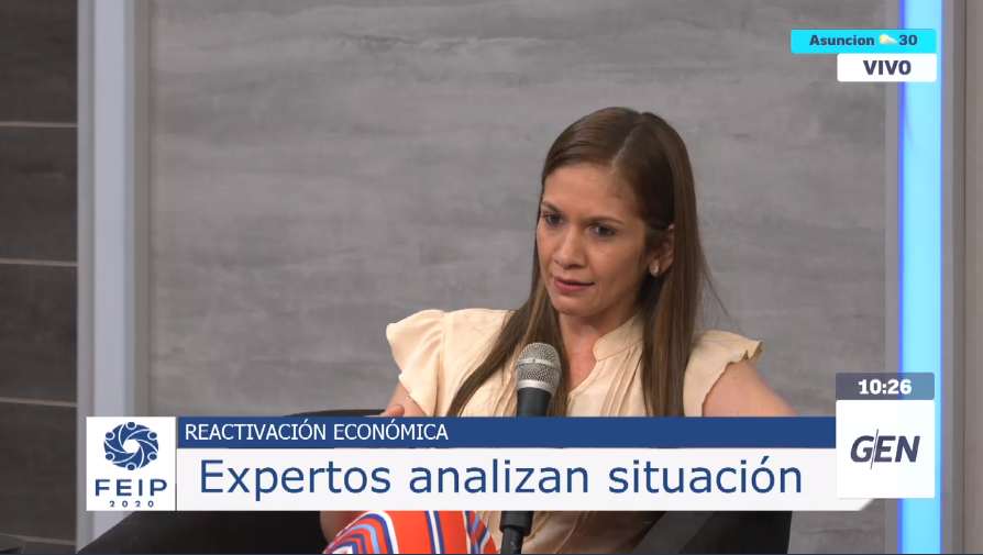 Universo970py's tweet photo. 🔘 #FEIP2020 | Foro de Emprendedores UIP
🗣 Carmen Marín, Viceministra de Economía del Ministerio de Hacienda: "Hay que complementar los elementos con asistencia técnica del MIC y del Ministerio de Trabajo"
📻 #Universo970AM
📺 @SomosGEN https://t.co/PgsrVf4oJT