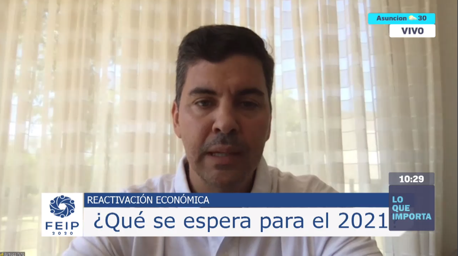 Universo970py's tweet photo. 🔘 #FEIP2020 | Foro de Emprendedores UIP
🗣 Santiago Peña, Economista y Ex Ministro de Hacienda: "Creo que algunos sectores se están recuperando, hay algunos que siguen muy golpeados y eso va a depender de las políticas públicas sectoriales"
📻 #Universo970AM
📺 @SomosGEN https://t.co/wM1TJ0NMYK