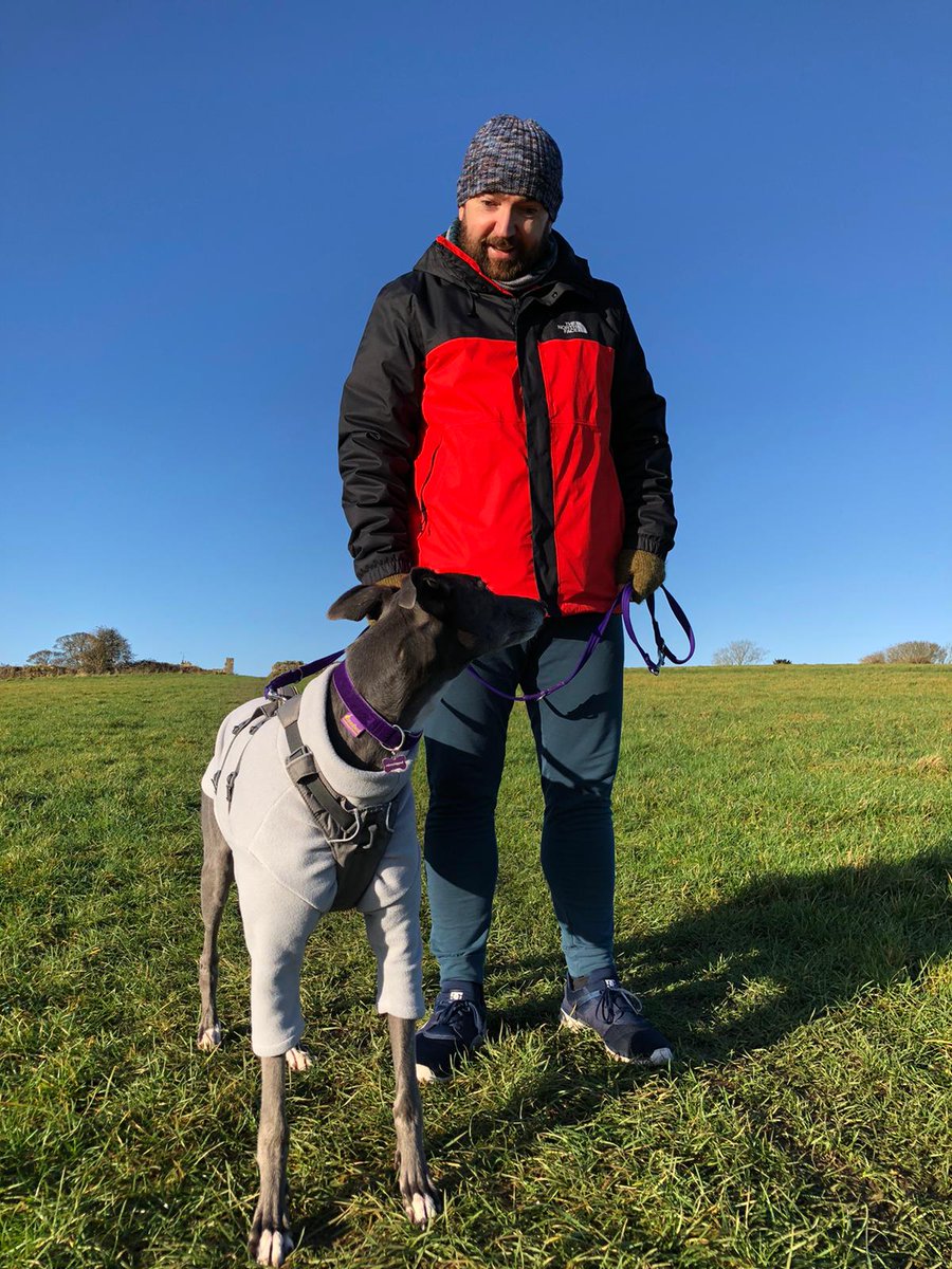 TessAndDolly's tweet photo. Frens it’s yam hoodad’s berfday!!! Happy berfday @PatByrned! Yoo best hoodad eber! (Best pawrent eber let’s be honest, hoomum just useful to hab around 🤪)#greyhound #greyhoundlove #rescuedog #adoptdontshop #greyhoundsmakegreatpets #longdoggo #longdog #pointydog #sighthound https://t.co/DUP2cx1xEK
