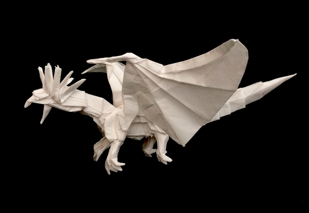 Ancient Dragon-(<a href="/folders_wotd/">神谷哲史_折紙創作家</a> )
50x50cm tracing paper
Diagram available in Works of Satoshi Kamiya