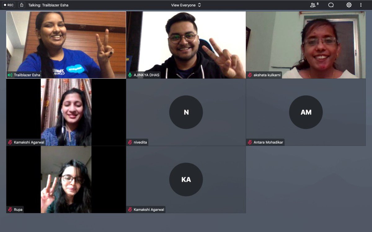 Ajinkya_SFDC's tweet image. A wonderful session delivered 💫#SalesforceSaturday with #Surat_WIT Trailblazer Community Group⚡️🌟
It’s great when people spend weekends just to groww with #funlearn ☁️⚡️
Thanks For this opportunity 😊
.
.
Until Next Time. Peace ✌️
#salesforce #ohana #Trailblazers #css #custom