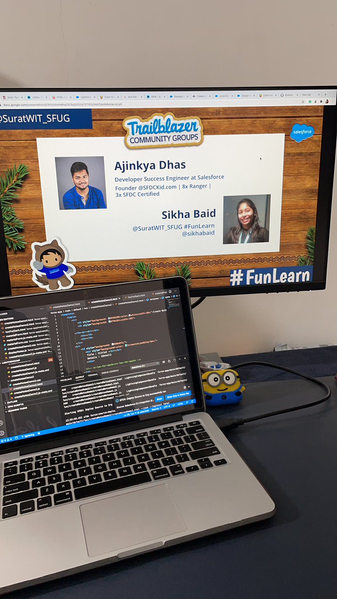 Ajinkya_SFDC's tweet image. A wonderful session delivered 💫#SalesforceSaturday with #Surat_WIT Trailblazer Community Group⚡️🌟
It’s great when people spend weekends just to groww with #funlearn ☁️⚡️
Thanks For this opportunity 😊
.
.
Until Next Time. Peace ✌️
#salesforce #ohana #Trailblazers #css #custom