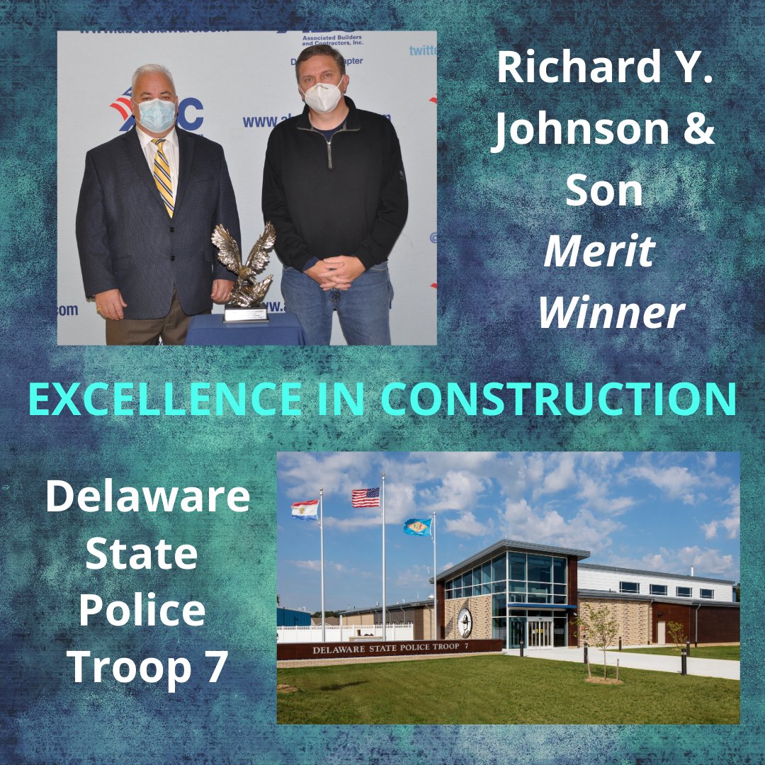 ABCDelaware's tweet photo. Congratulations to our 2020 Excellence In Construction award winners! #DelawareStatePolice https://t.co/lM7Df3kRui