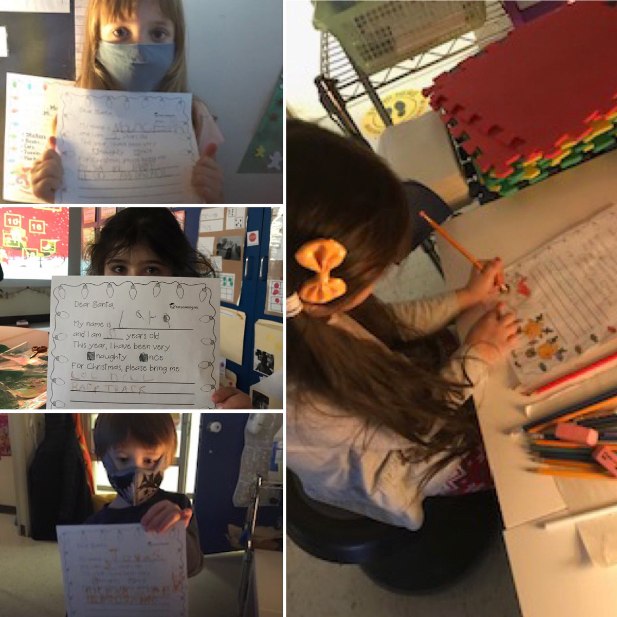 learnwithmissv's tweet photo. Practicing our letters and writing this week with some new centers and letters to Santa 🎅🏻 @Mrs_K_Morris @MmeLuna_SMY https://t.co/Ax0YeHvlT8