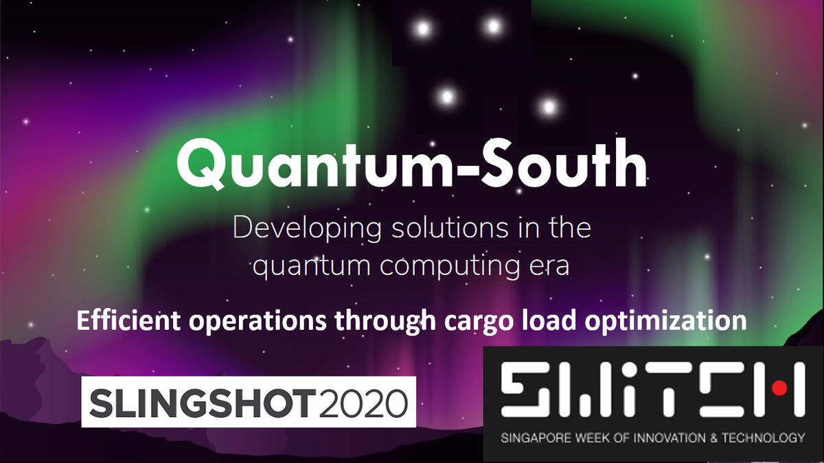 We enjoyed a full #SWITCHSingapore tech week connecting with peers and talking about #QuantumComputing - <a href="/QuantumSouth/">Quantum-South</a> works with optimization problems for air cargo to get better results than conventional systems quantum-south.com #SFFxSWITCH <a href="/SwitchSingapore/">SWITCH SINGAPORE</a>