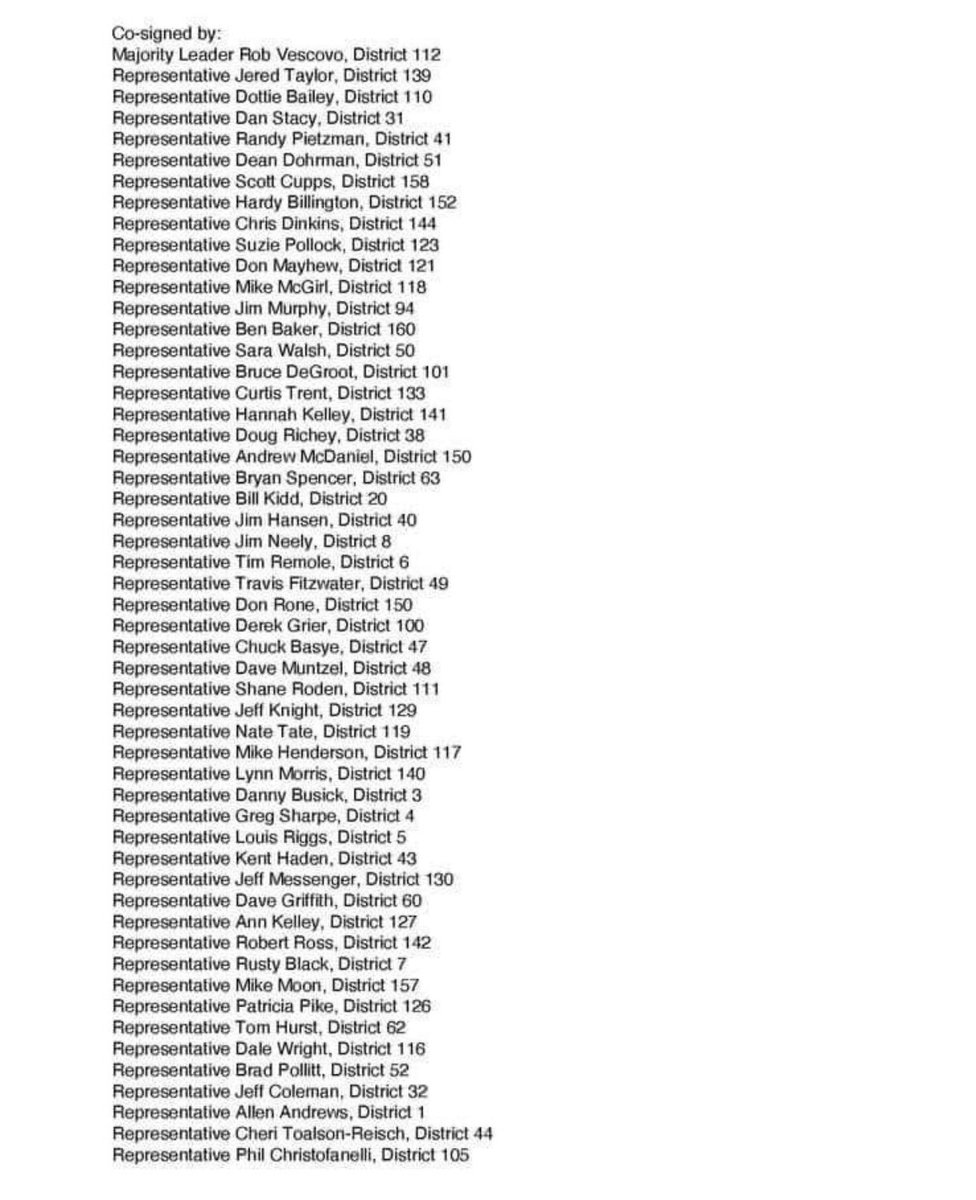BluebirdsofMO's tweet photo. @EnglishTeach07 The #NamesofShame #Missouri #GOP https://t.co/pR5mkr52gb