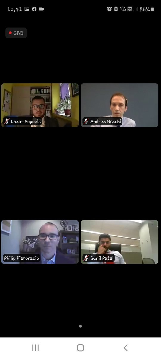 Great case discussion session about #RareGUtumors at Global Society of Rare Genitourinary Tumors Virtual Summit 2020 @GTumors
Kudos to all presenters!
Thanks @AndreaNecchi! #UroOncoIAF