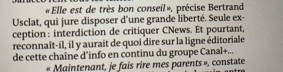 On apprend dans <a href="/lemondefr/">Le Monde</a> que Canal a fixé un interdit aux auteurs de Broute : toucher à Cnews. Sujet décidément sensible.