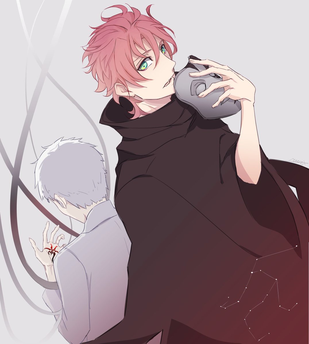 SnekSlayer's tweet photo. "Been lonely since my old master past away. Say you wouldn't mind keeping this Rider around would you?"

He looks at the Reader staring intensely into their eyes. https://t.co/5pFAOC8Gtf
