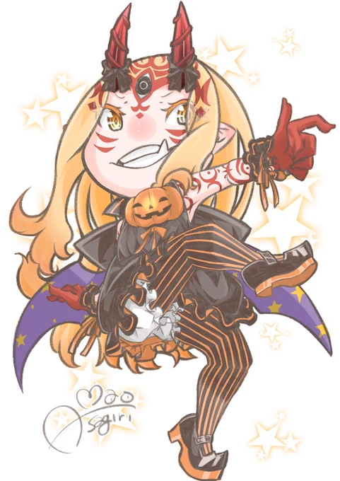 FGOの茨木ちゃんや酒呑ちゃんをメインにたくさんお絵描きします☆*:.。. o(≧▽≦)o .。.:*☆一次創作も二次創作もどっちも描くのでよろしくでーす☆ミ
 #ド直球に言いますがフォローしてください 